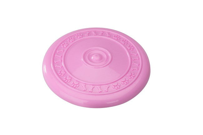 Frisbee cauciuc roz 23 cm cu aroma de capsuni - PetGuru Pet Shop by Vetomed
