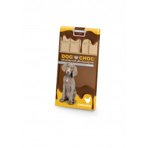 Ciocolata pentru Caini cu Pui 100g, fara Zahar - PetGuru