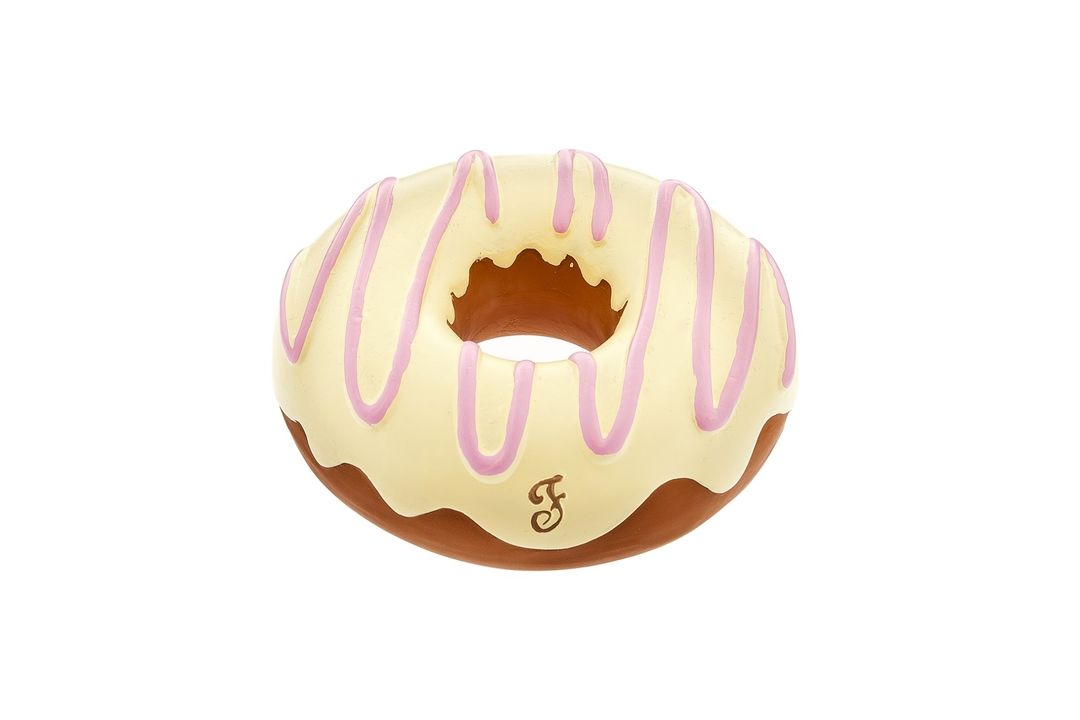 Jucarie pentru caini Donut cu sunet - culori diverse 11cm