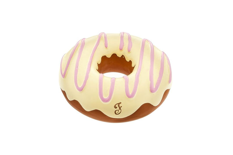 Jucarie pentru caini Donut cu sunet - culori diverse 11cm