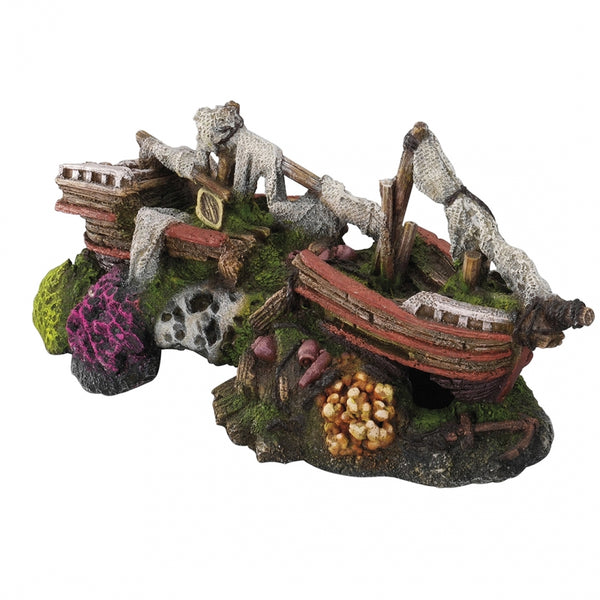 Decoratiune Acvariu - Nava Sunken 2 25x10,5x11,5CM