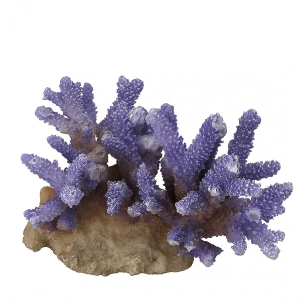 Decoratiune Acvariu - Coral acropora mov 15,5x12x10CM