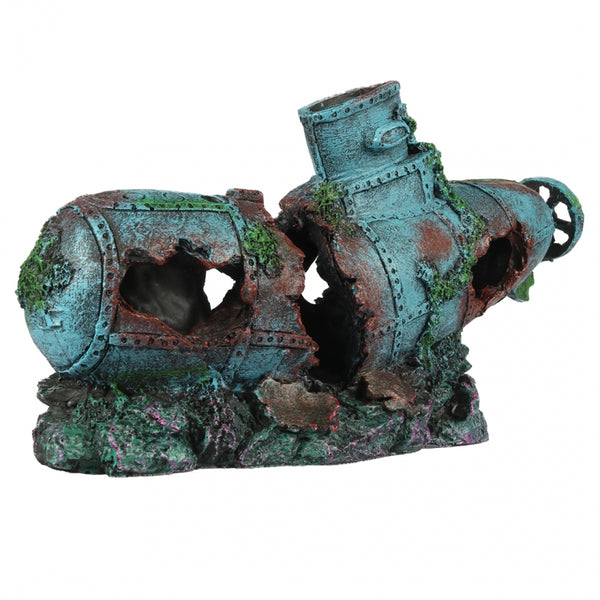 Decoratiune Acvariu - Submarin mic 29x8,5x14,5cm