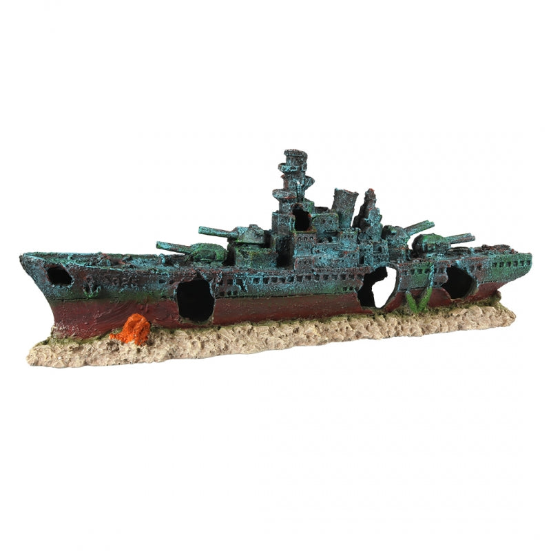 Decoratiune Acvariu - Vas de lupta 2 47,5x9,5x17cm