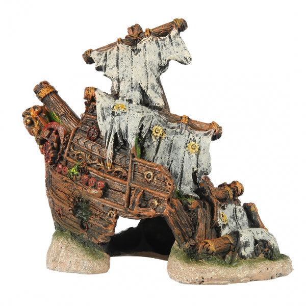 Decoratiune Acvariu - Catarg 16x7,7x14,5cm