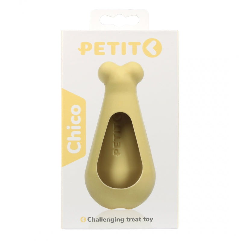 Jucarie pentru caini Petit Chico 12x6x6 cm galben