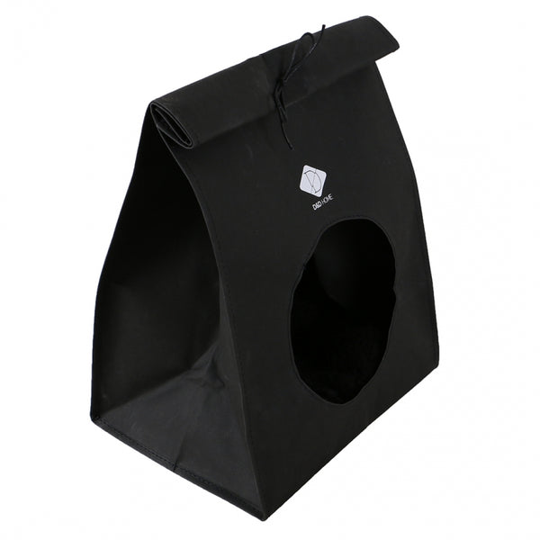 Ascunzatoare Pisici Oscar Paper Look Negru 35x27x44cm