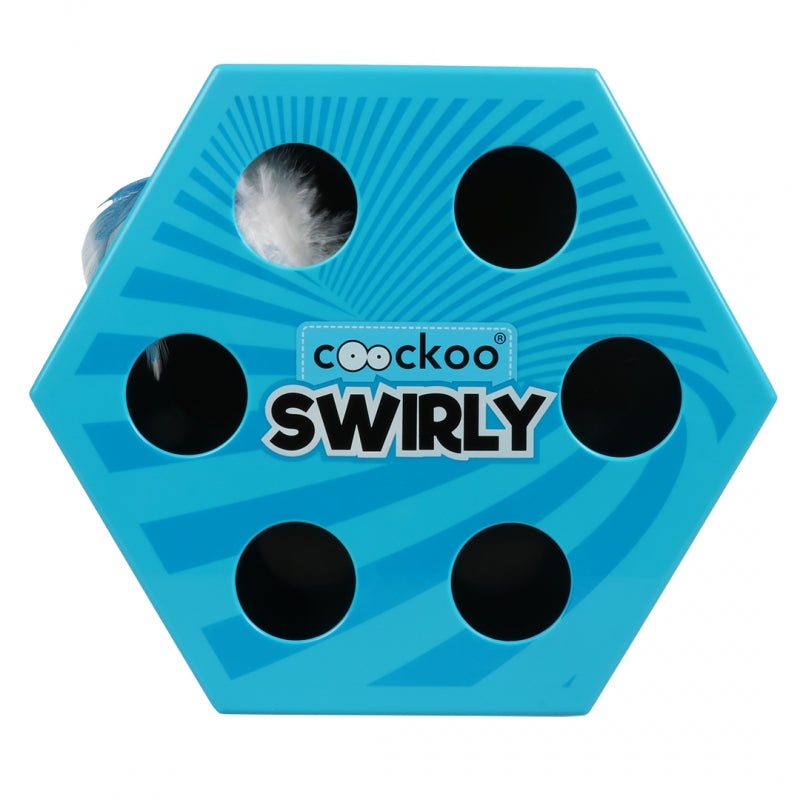Coockoo Swirly Jucarie  pisici 20,4x6,6x23 cm - albastra