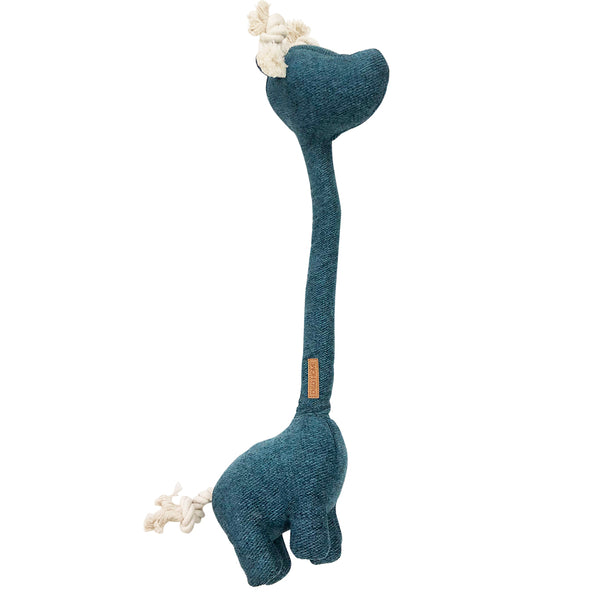 Jucarie girafa George 52x20cm Albastru