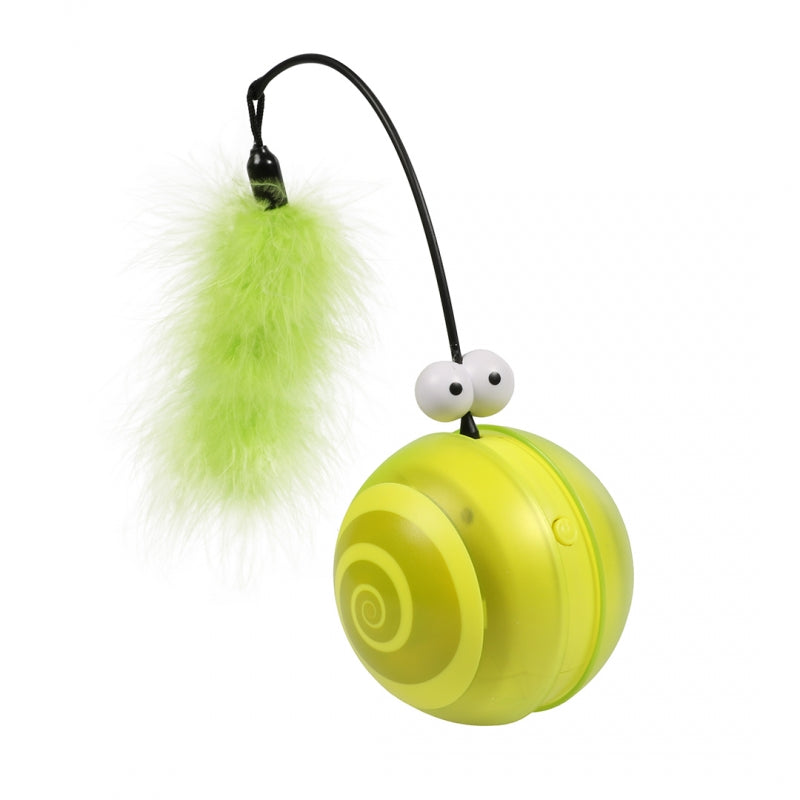 Jucarie pentru caini Coockoo Flip electrica- verde 12,2x12,2x13,1cm