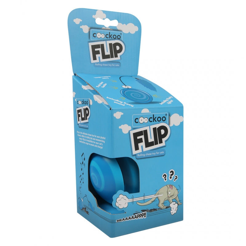 Jucarie pentru caini Coockoo Flip electrica- roz 12,2x12,2x13,1cm