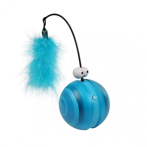 Jucarie pentru caini Coockoo Flip electrica- albastru 12,2x12,2x13,1cm