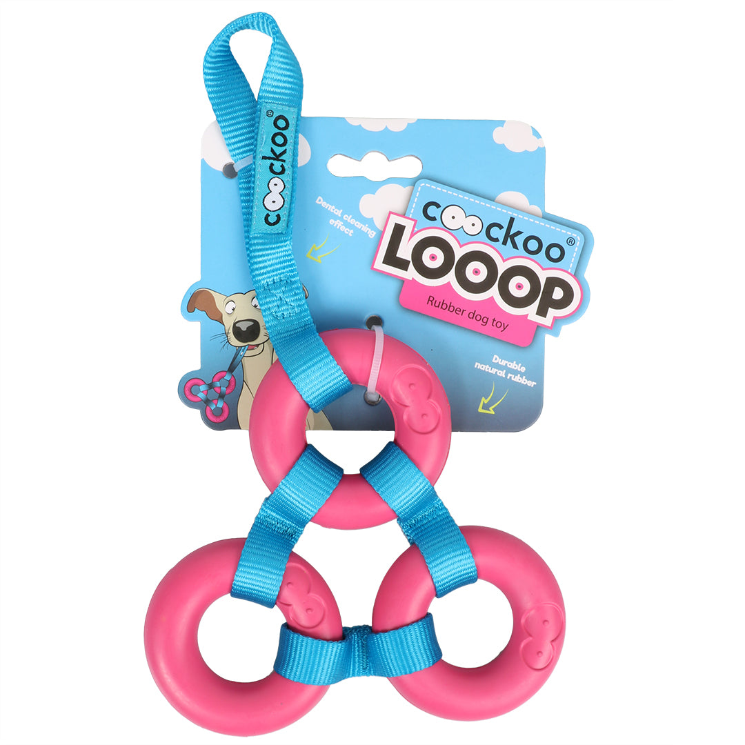 Jucarie pentru caini Coockoo Looop 26x15x2 cm lime