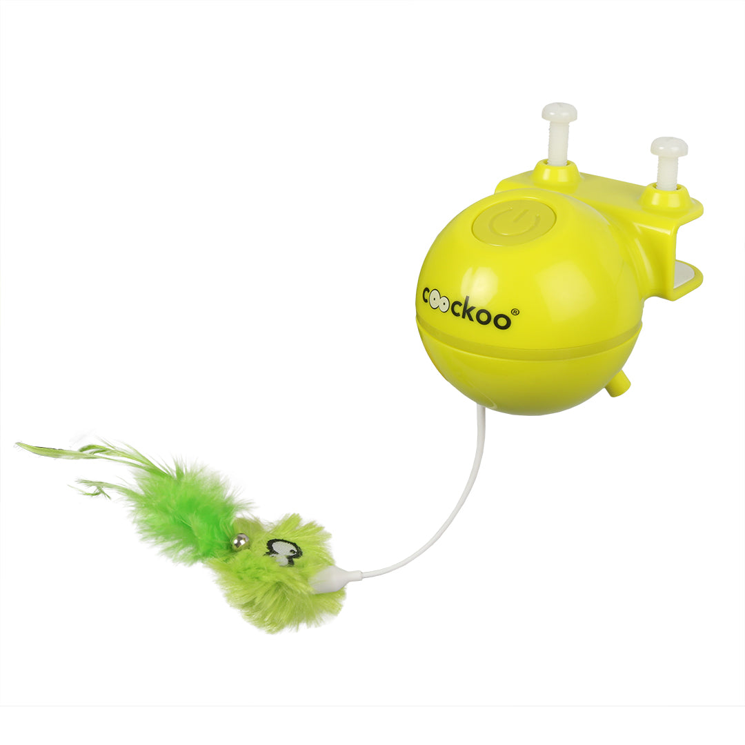 Jucarie pentru pisici Coockoo Roxy cu laser 8x8x10,5cm Lime
