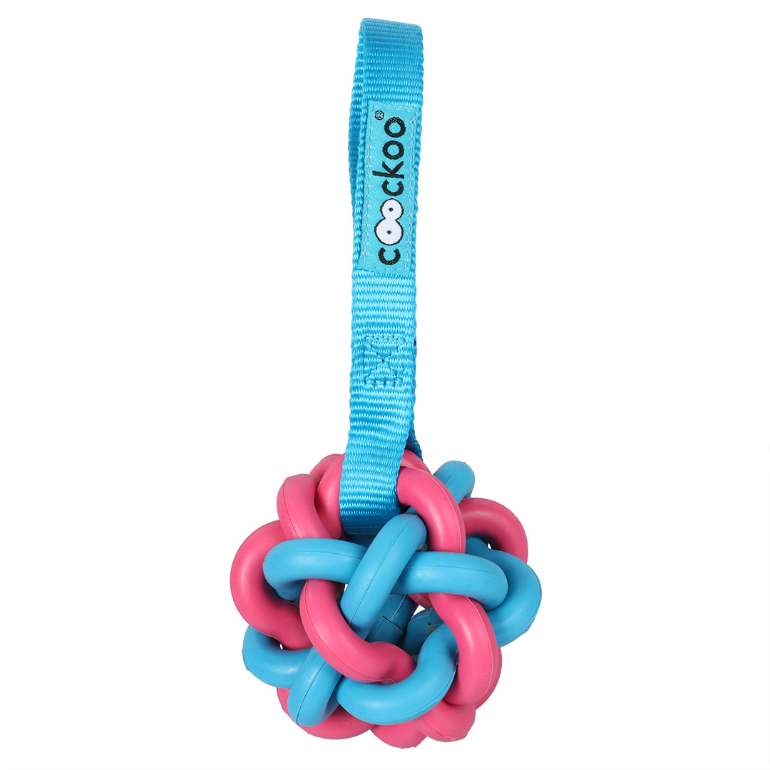 Jucarie pentru caini Coockoo Zed 19x7,5x7,5cm Albastru/Roz