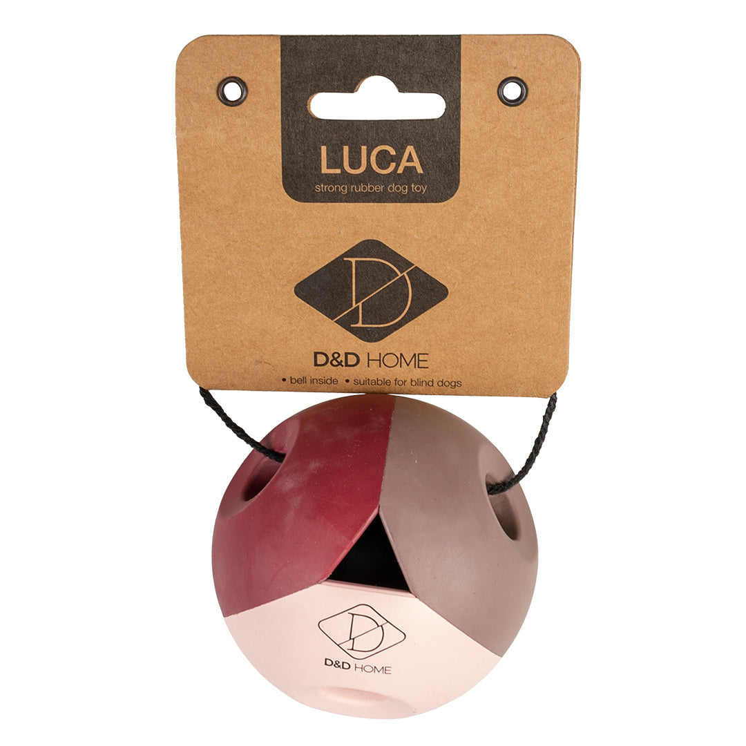 Jucarie caini Luca rosewood 8x8x8 cm  roz