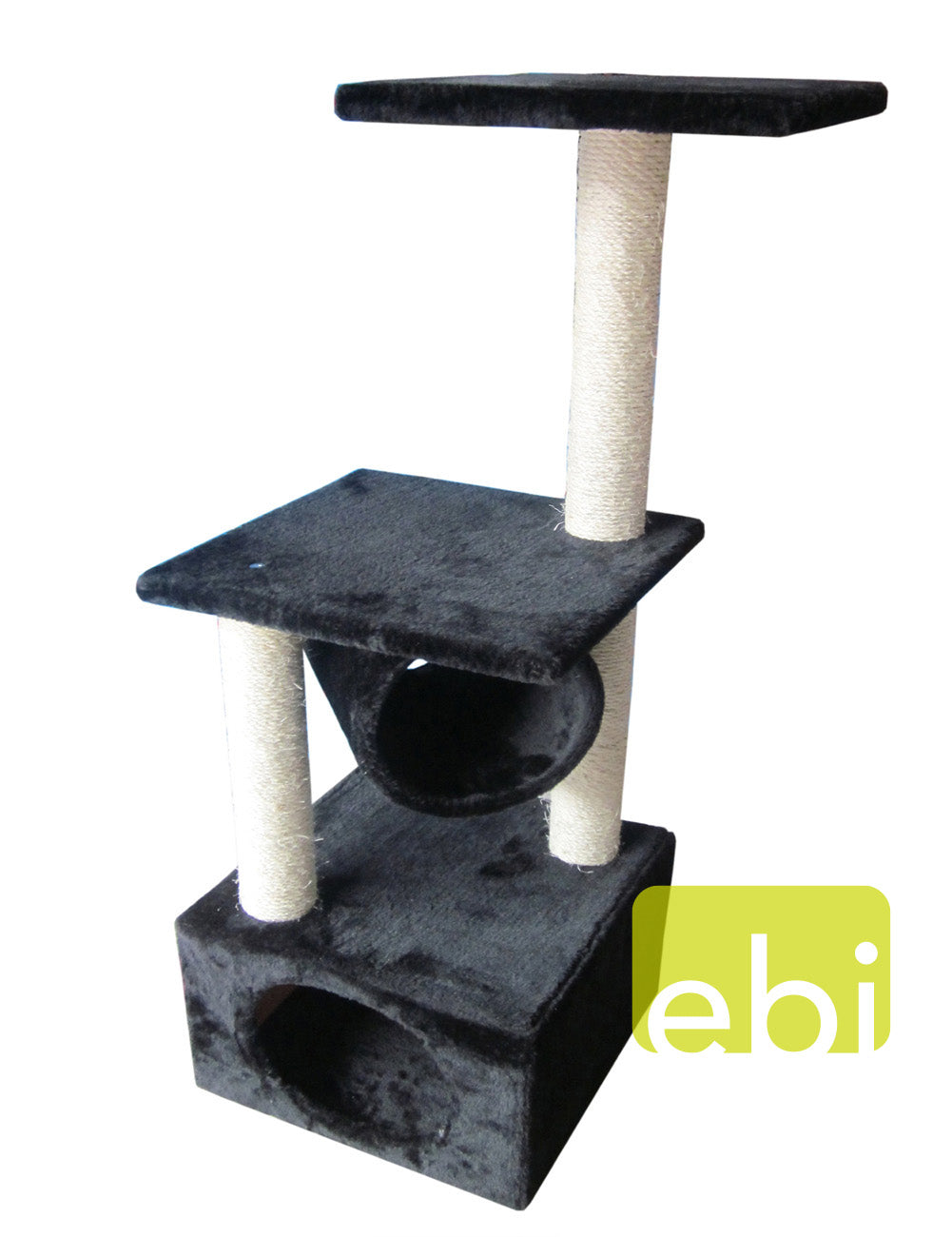 Sisal pisici- Ansamblu Classic-Tree Rodo 38x38x110H negru