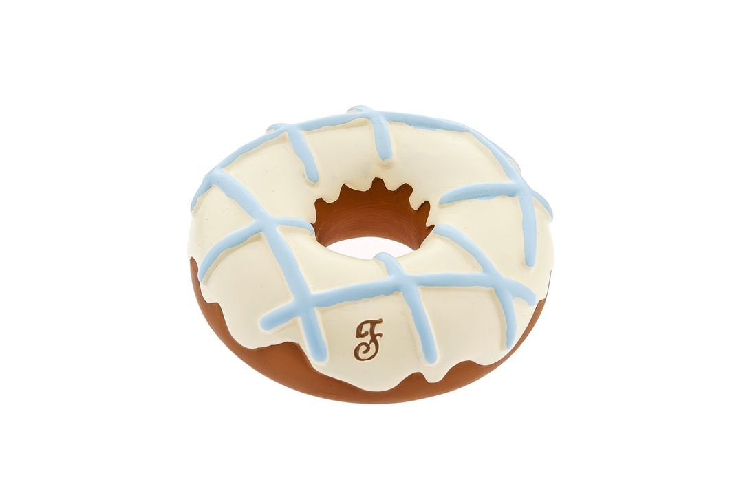Jucarie pentru caini Donut cu sunet - culori diverse 11cm