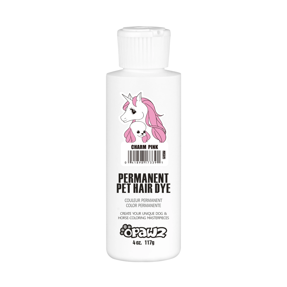 Opawz Roz Charm- vopsea permanenta pentru caini si cai 8oz. / 114g