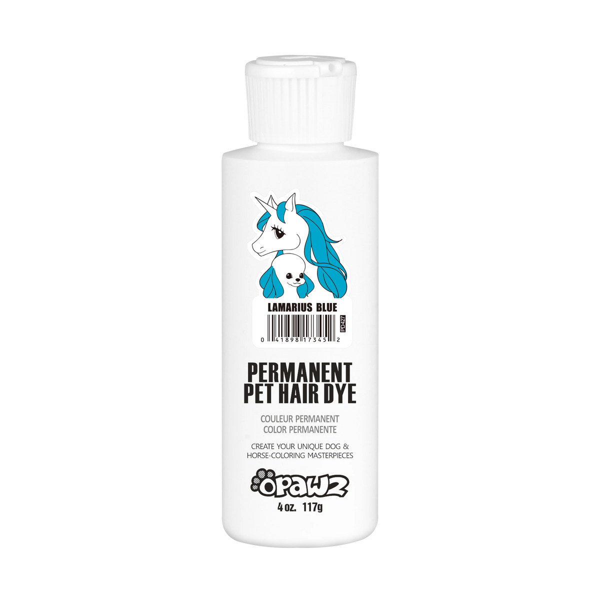 Opawz Albastru Lamarius- vopsea permanenta pentru caini si cai 8oz. / 234g