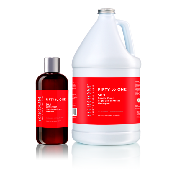 iGROOM FIFTY to One (50:1) Gentle Clean High Concentrate Shampoo