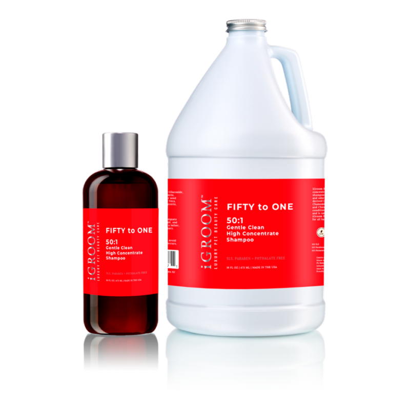 iGROOM FIFTY to One (50:1) Gentle Clean High Concentrate Shampoo