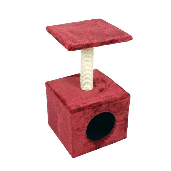 Ansamblu Pisici Christa Bordeaux 31x31x57cm