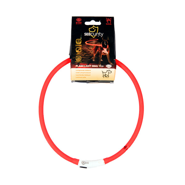 .Zgarda Luminoasa Silicon- Rosu