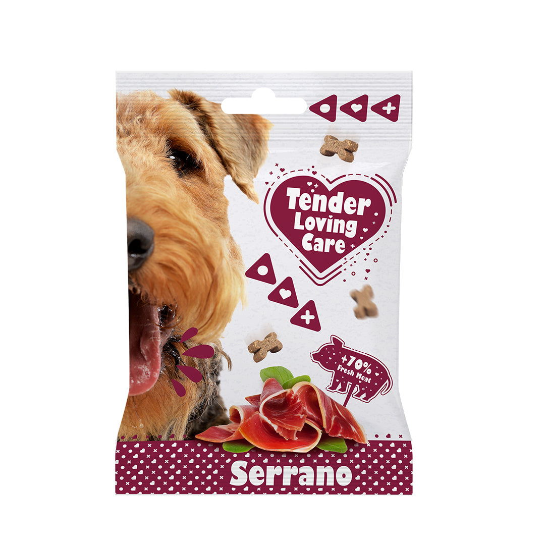 Recompense pentru caini Soft snack serrano 100G