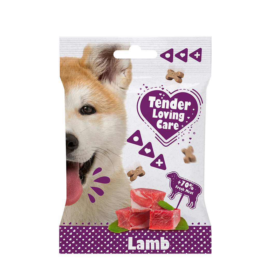 Recompense pentru caini Soft snack miel 100g