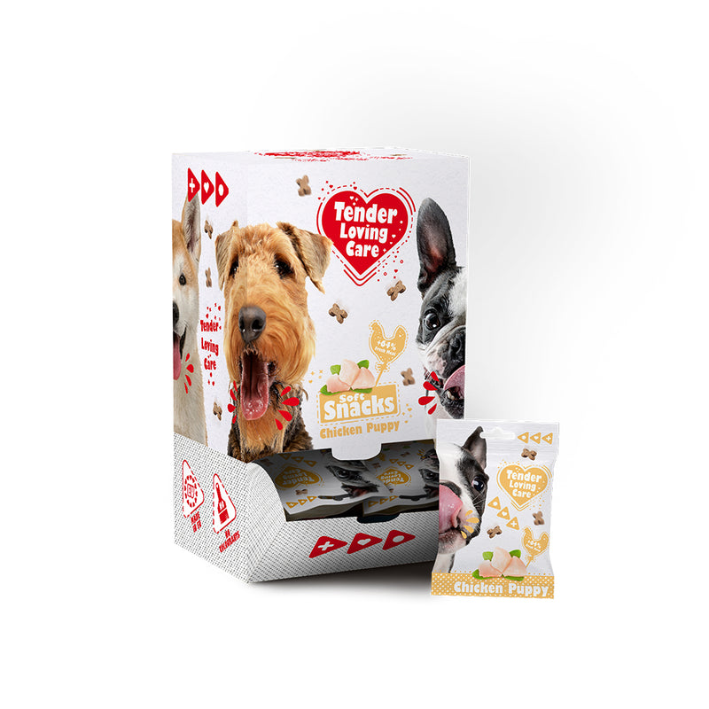 Recompense pentru caini Soft snack pui puppy 100G