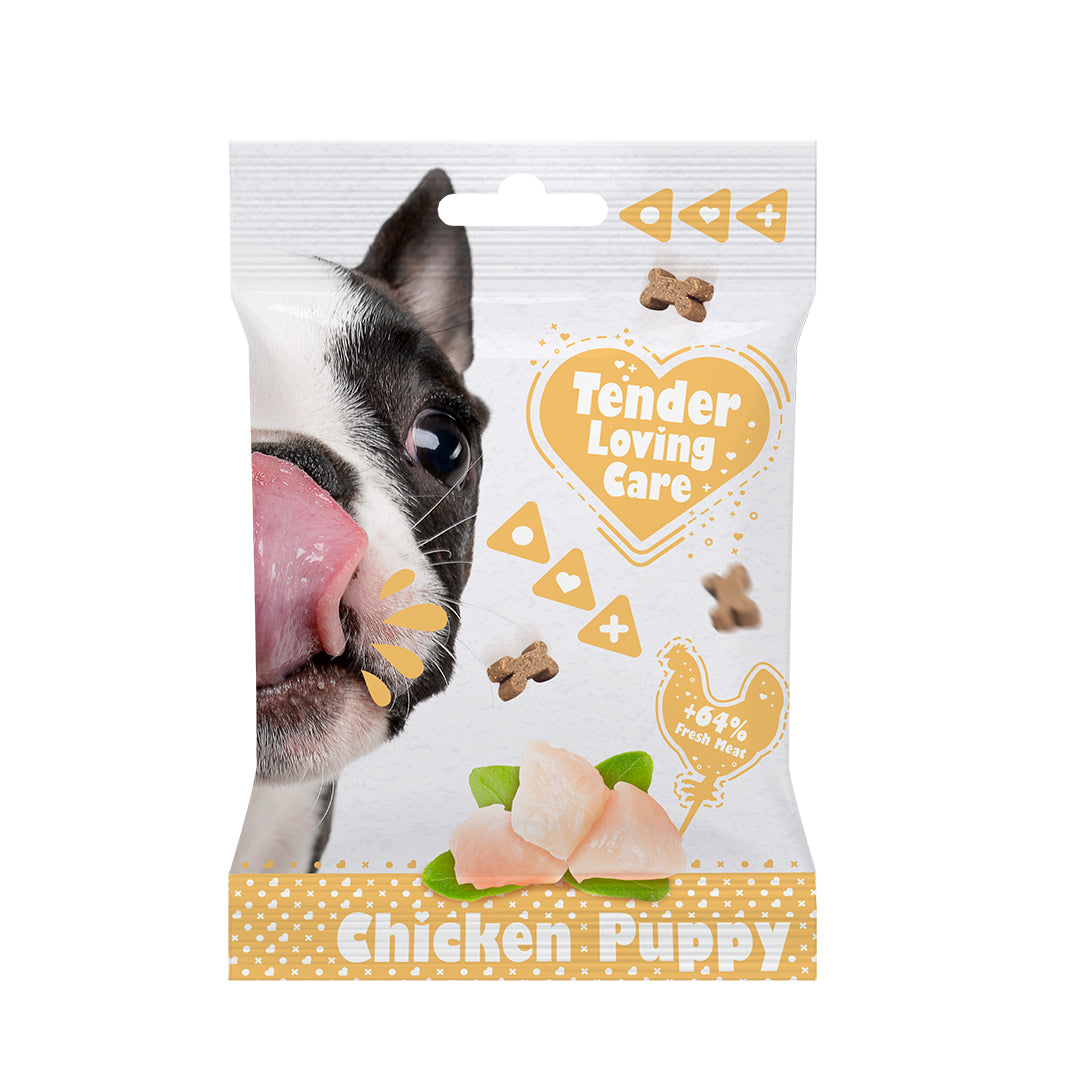 Recompense pentru caini Soft snack pui puppy 100G