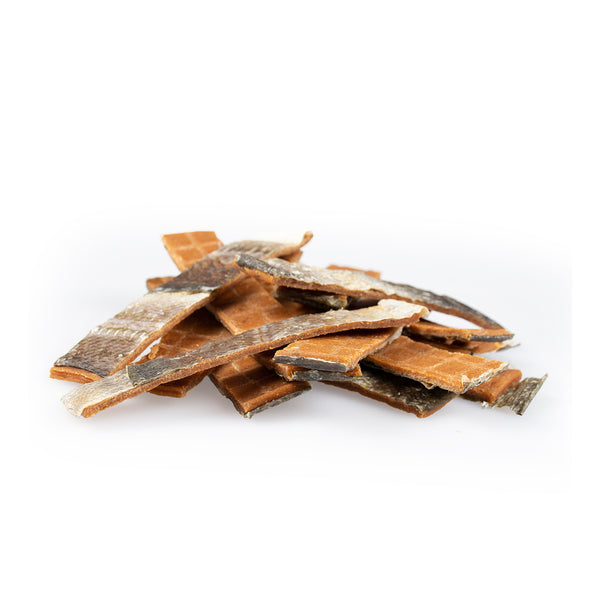 Recompense Peşte! fâșii de somon și cod 150gr - ± 14st