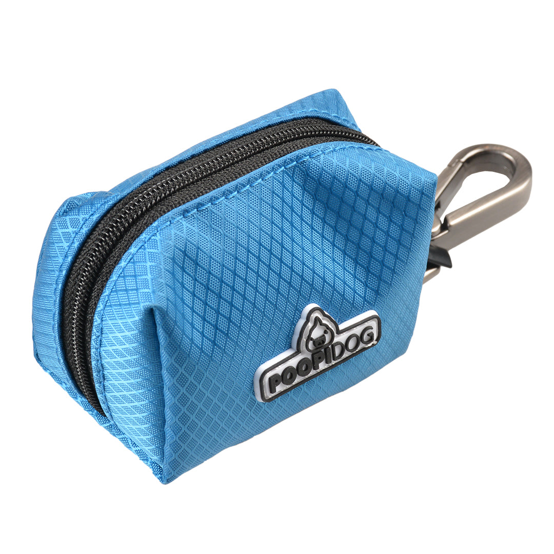 Suport Pungi igienice Poopi Dog Albastru 14x7x6 cm