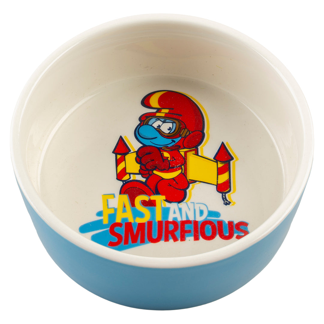 Castron Smurf Jeptpack alb/albastru 500ml - 15x15x6cm