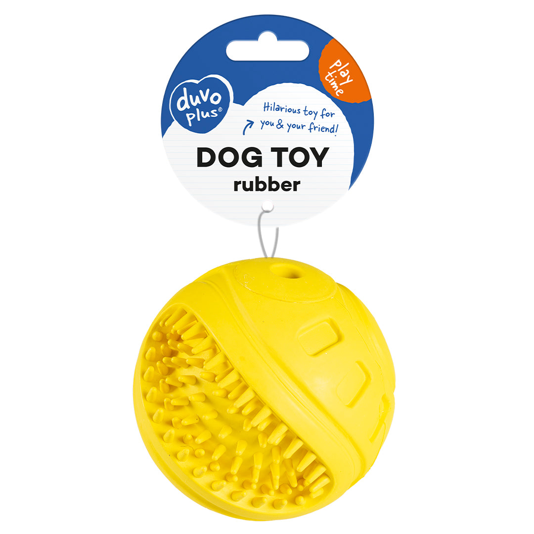 Minge cauciuc Giggle ribble 8.5cm - galben