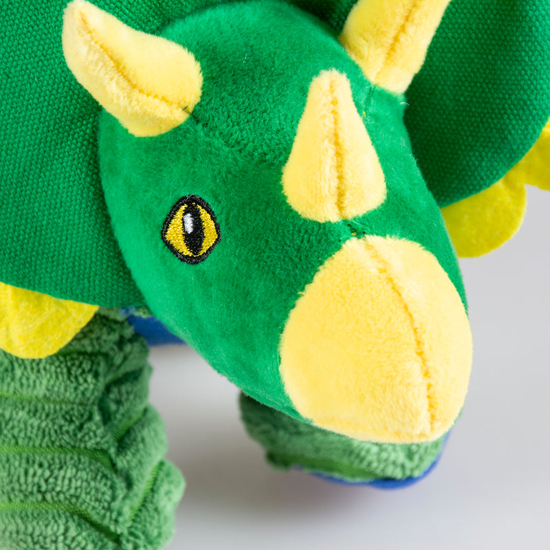 Jucarie plus Dino Triceratops verde 34x17x18cm