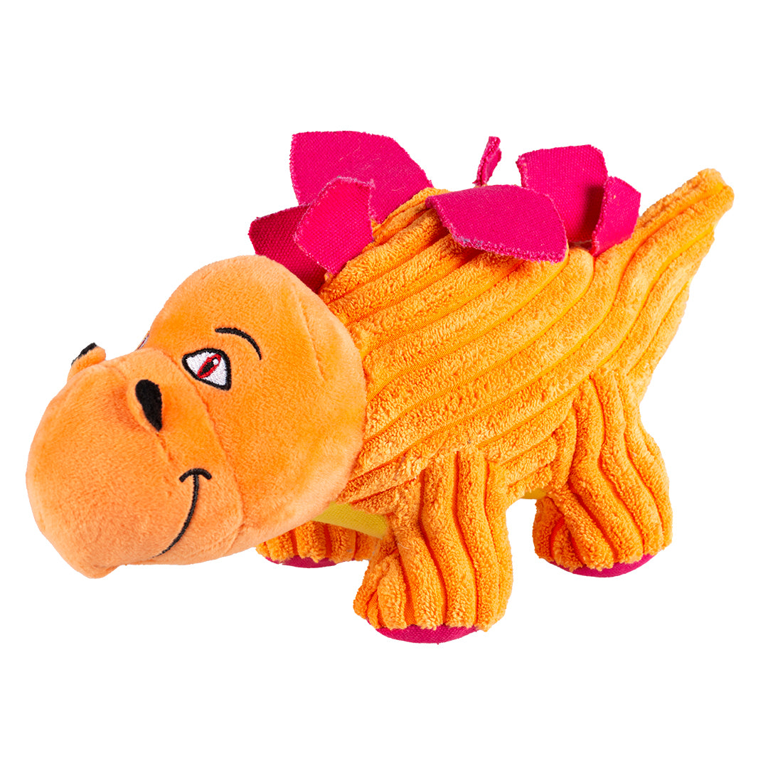 Jucarie plus Dino Stegosaurus portocaliu 30x11x14cm