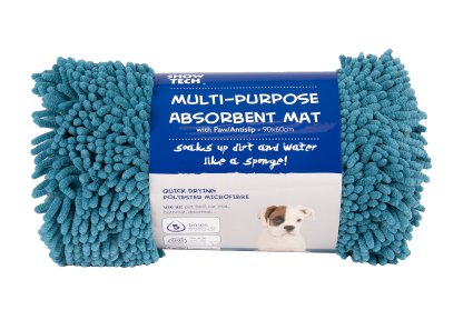 Covoras absorbant cu multiple intrebuintari- Turquoise 90x60cm