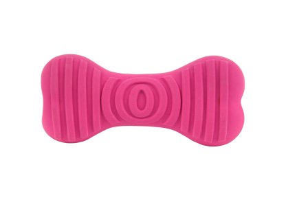 Jucarie pentru caini Chuckle City os din latex cu sunet 14,5cm