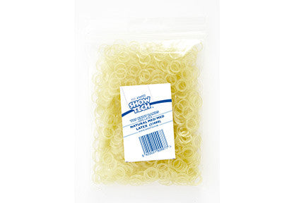 Accesorii pentru Caini- Benzi latex cul. naturala Top knot 1000 Buc