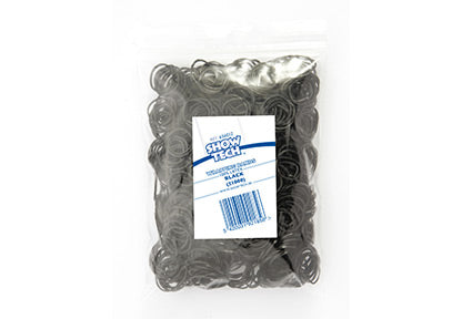 Benzi latex pentru impachetat 1000buc- negru
