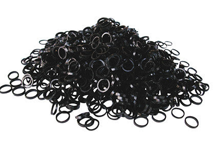 Accesorii pentru Caini Benzi latex negre Top knot 1000 Buc Cluj