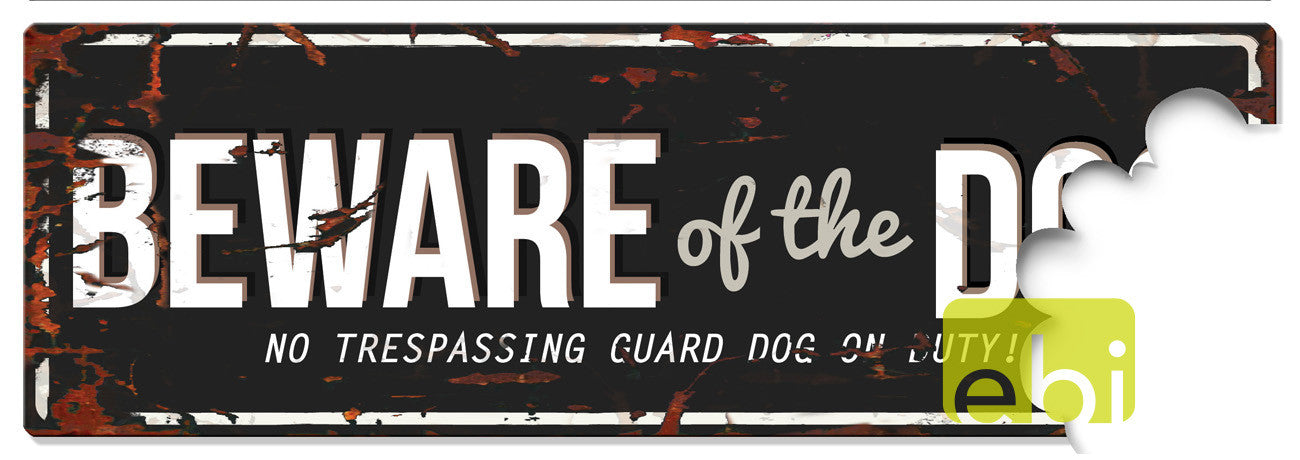 Semn atentionare  Beware of the dog - PetGuru Pet Shop by Vetomed
