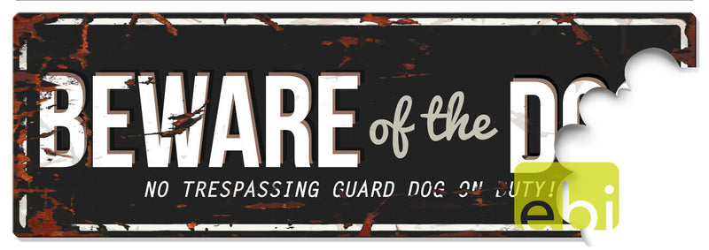 Semn atentionare  Beware of the dog - PetGuru Pet Shop by Vetomed
