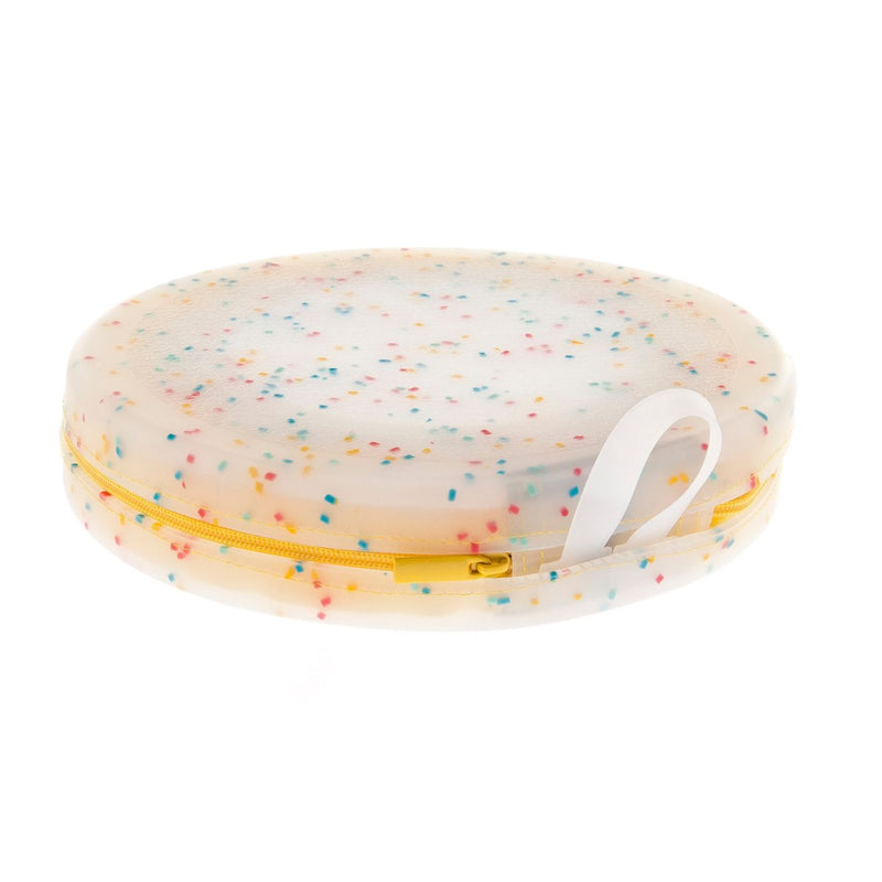 Castron silicon pliabil Confetti cu 2 boluri