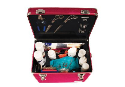 Groom-X gentuta grooming roz cu sclipici