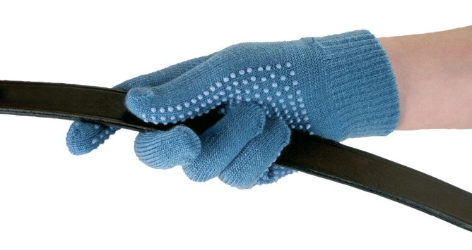 Kerbl Manusi de calarie Magic Grippy pentru adulti, gri