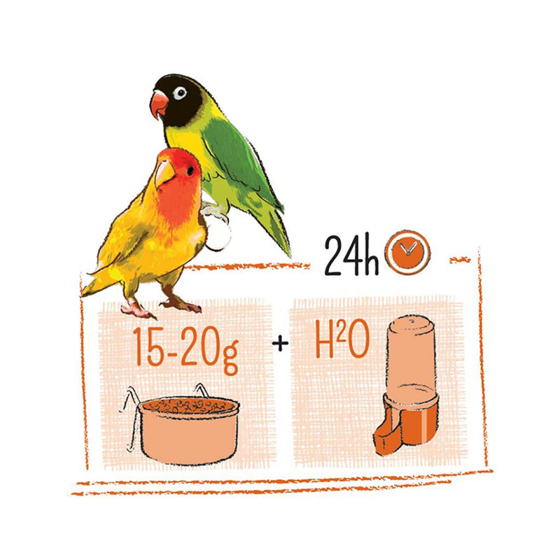 PUUR Hrană completă pentru papagali agapornis (lovebird)