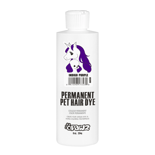Opawz Mov Indigo- vopsea permanenta pentru caini si cai 8oz. / 234g